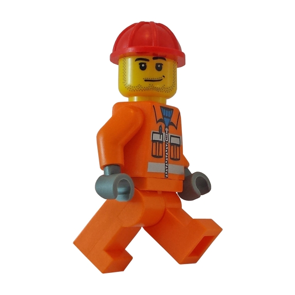cty397 Lego Minifigur Bauarbeiter