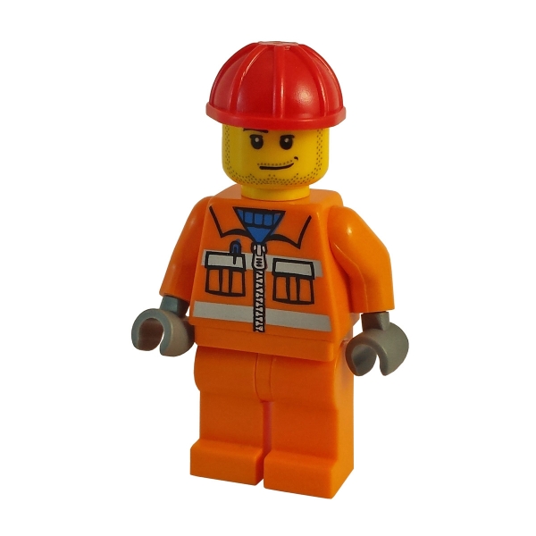 cty397 Lego Minifigur Bauarbeiter
