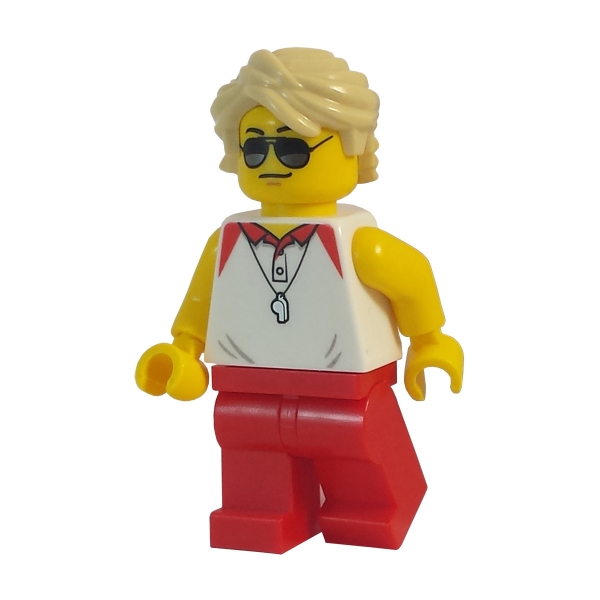 cty0769 Lego Minifigur Strand Rettungsschwimmer