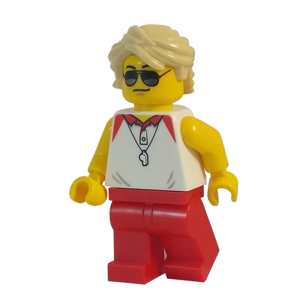 cty0769 Lego Minifigur Strand Rettungsschwimmer