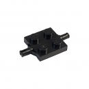 Lego 4600 Platte Achsplatte Achse 2 x 2 schwarz mit Radhalterung