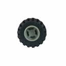 Lego 6014bc01 Rad 21 mm Ø x 12 mm mit Felge neuhellgrau 11 mm Ø mit Kreuzloch