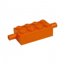 Lego 6249 Brick Vehicle Brick 2 x 4 with two pins orange