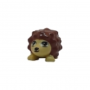 Lego 98389pb01 Igel mit rötlich braunen Stacheln